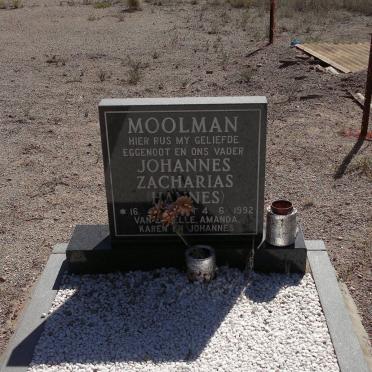 MOOLMAN Johannes Zacharias -1992