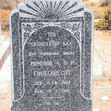 ENGELBRECHT Hendrik v.d. P. 1903-1957