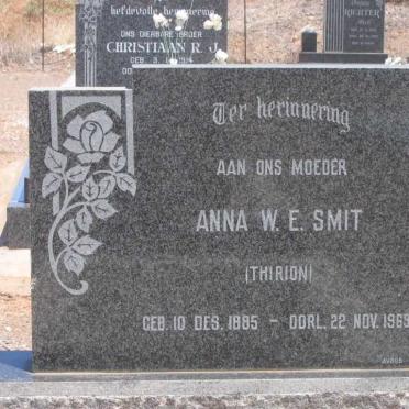 SMIT Anna W.E. née THIRION 1885-1969