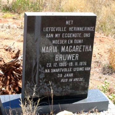 BRUWER Maria Magaretha 1905-1976