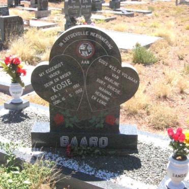 BAARD Kosie 1961-1992