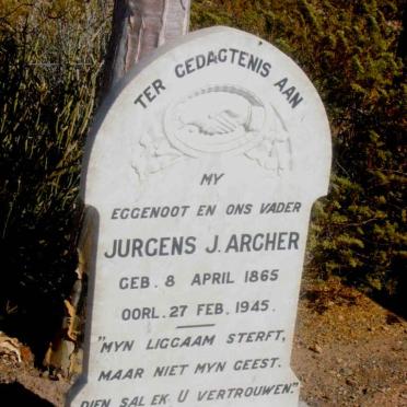 ARCHER Jurgens J. 1865-1945