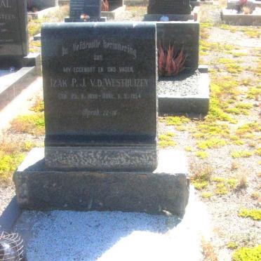WESTHUIZEN Izak P.J., v.d. 1890-1954