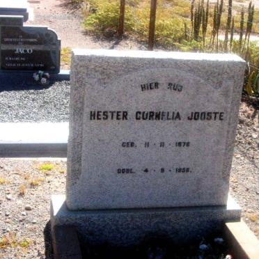 JOOSTE Hester Cornelia 1878-1856
