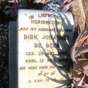 BEER Dirk Johannes, de 1906-1942