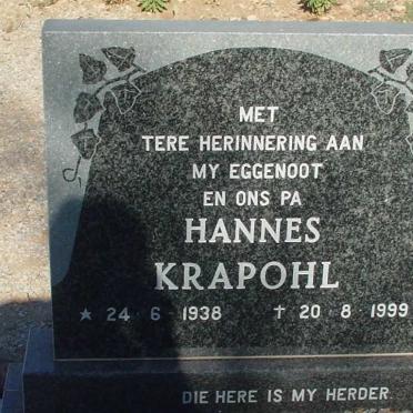 KRAPOHL Hannes 1938-1999