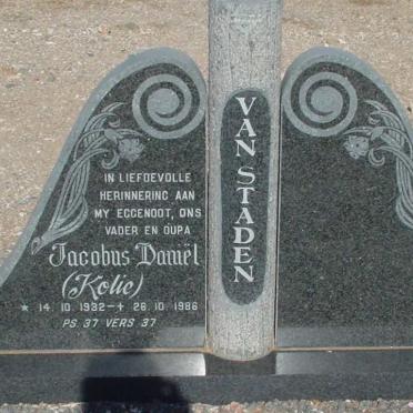 STADEN Jacobus Daniel, van 1932-1986