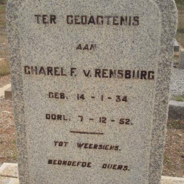 RENSBURG Charel F., van 1934-1952