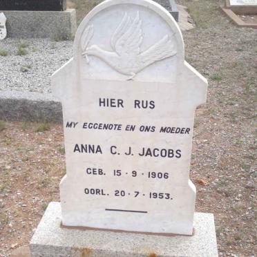 JACOBS Anna C.J. 1906-1953