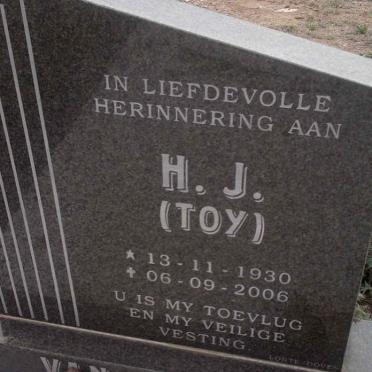 STADEN H.J., van 1930-2006
