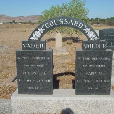 GOUSSARD Petrus J.J. 1868-1945 &amp; Maria M. 1878-1963