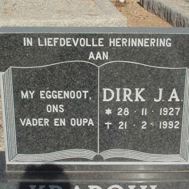 KRAPOHL Dirk J.A. 1927-1992