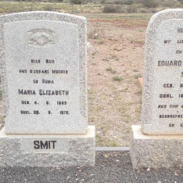 SMIT Eduard Albertus 1877-1945 &amp; Maria Elizabeth 1889-1978