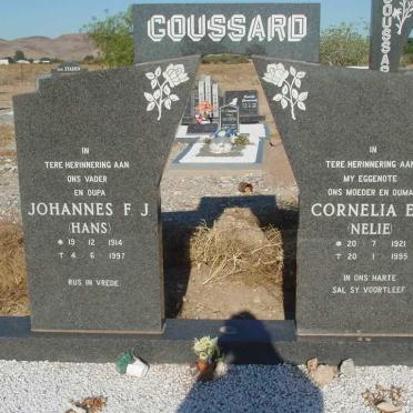 GOUSSARD Johannes F.J. 1914-1997 &amp; Cornelia E.J. 1921-1995