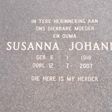 BYLEVELD Susanna Johanna 1918-2007