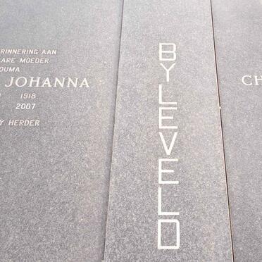BYLEVELD Christiaan Rudolf 1915-1996 &amp; Susanna Johanna 1918-2007