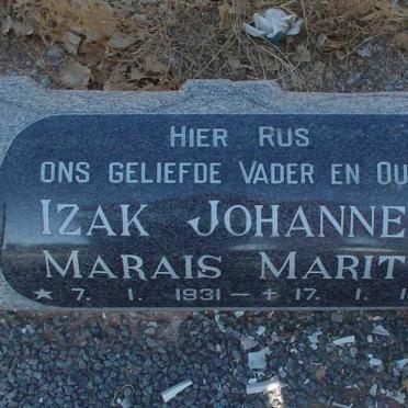 MARITZ Izak Johannes Marais 1931-1981