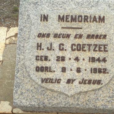 COETZEE H.J.G. 1944-1962