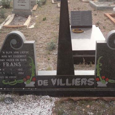 VILLIERS Frans, de 1912-1992