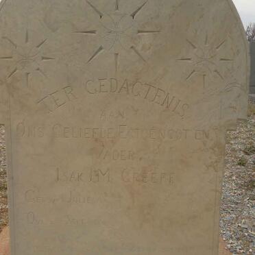 GREEFF Isak J.M. 1882-1933