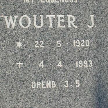ROUX Wouter J., le 1920-1993