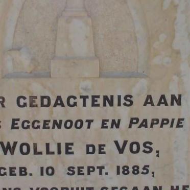 VOS Wollie, de 1885-1931