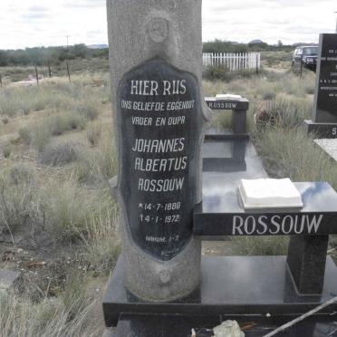 ROSSOUW Johannes Albertus 1880-1972