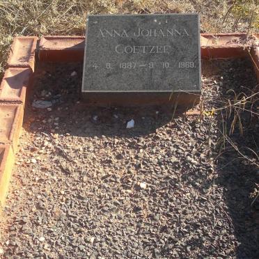 COETZEE Anna Johanna 1887-1969