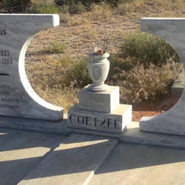 COETZEE Gerhardus 1933-1988 &amp; Maria Louisa Andriesa formerly MANS nee NEL 1942-2011