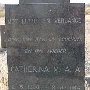 CLAASSEN Pieter W.A. 1899-1975 &amp; Catherina M.A.A. 1908-1964