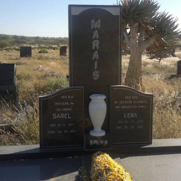 MARAIS Sarel 1927-2011 &amp; Lena 1926-1995