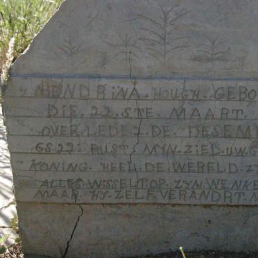 HOUGH Hendrina 1912-1932