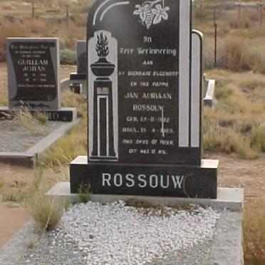 ROSSOUW Jan Adriaan 1922-1965