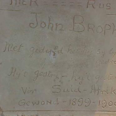 BROPHY John