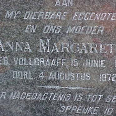 KNIPE Anna Margaretha nee VOLLGRAAFF 1899-1972