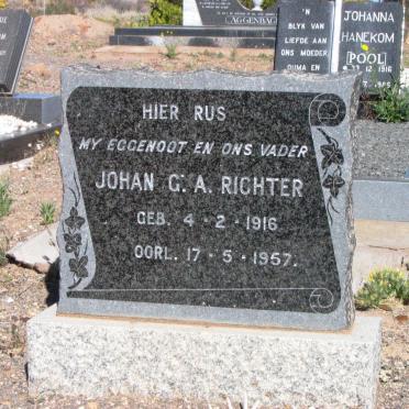 RICHTER Johan G.A. 1916-1957