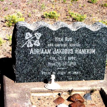 HANEKOM Adriaan Jakobus 1940-1943