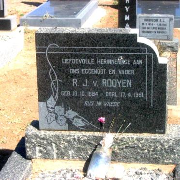 ROOYEN R.J., van 1884-1961