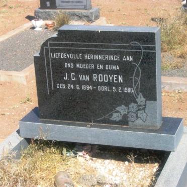 ROOYEN J.C., van 1894-1980