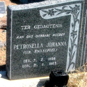 WIESE Johannes Benjemin 1888-1964 &amp; Petronella Johanna SWANEPOEL 1898-1963