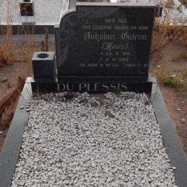 PLESSIS Jakobus Gideon, du 1914-1989