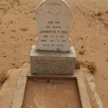 FAUL Lambertus P. 1942-1943