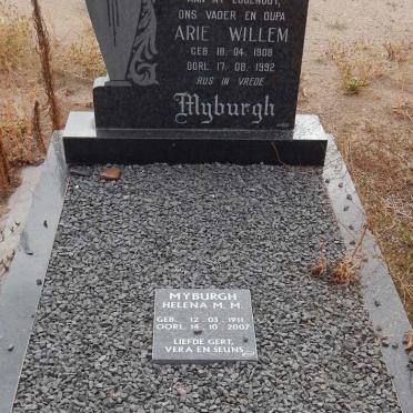MYBURGH Arie Willem 1908-1992 :: MYBURG Helena M.M. 1911-2007