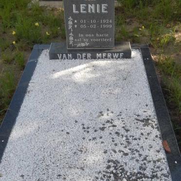 MERWE Lenie, van der 1924-1999