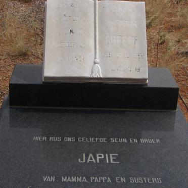 GREEFF Jacob Jacobus 1956-1978