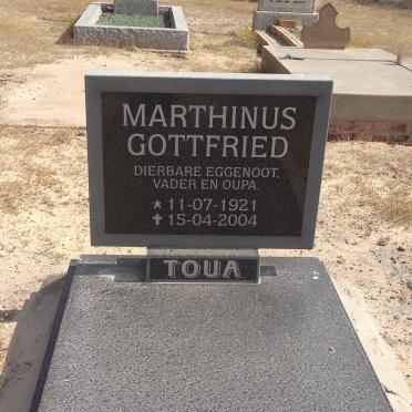 TOUA Marthinus Gottfried 1921-2004