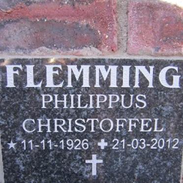 FLEMMING Philippus Christoffel 1926-2012