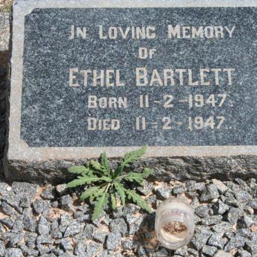 BARTLETT Ethel 1947-1947