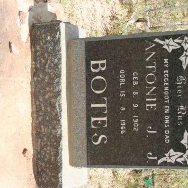 BOTES Antonie J.J. 1902-1966