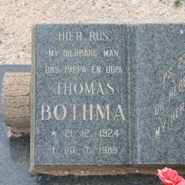 BOTHMA Thomas 1924-1989